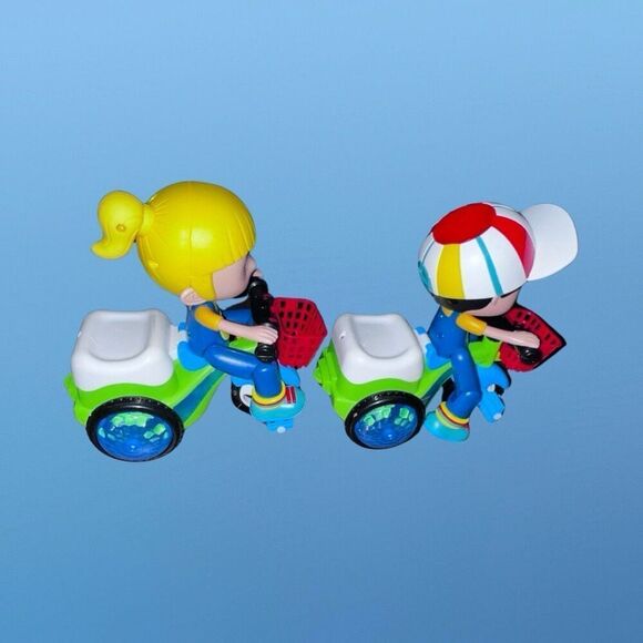 2 VGEBY Baby Electric Tricycle Toy, Interactive Toys Cartoon Boy & Girl - Picture 11 of 14